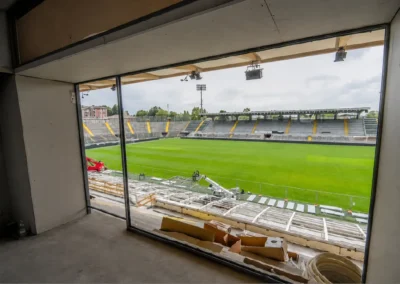 Stadio Atalanta interno Skybox ICR Cartongessi